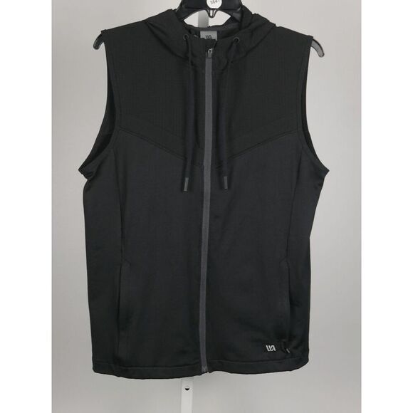 VRST Men's Full Zip Golf Vest Quick-dry Anti-odor Pure Black Small - Picture 2 of 9